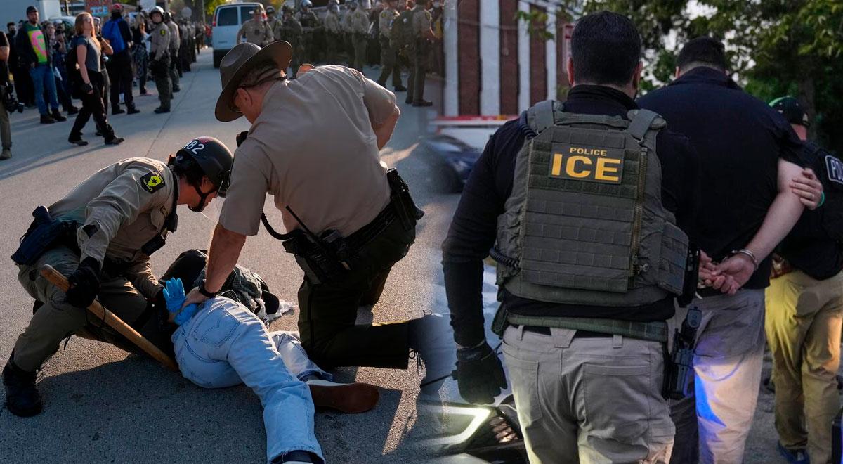 Perigo para os imigrantes O governo dos EUA permite que os agentes do ICE utilizem “táticas de agressão” durante as detenções nestes estados.