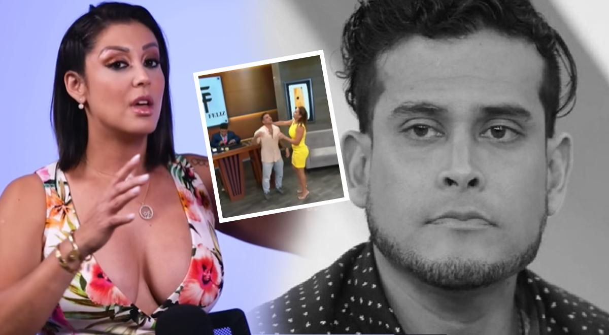 Cristian Dominguez vai para o hotel com Carla Tarazona, mas a recepcionista o expulsa e ela enlouquece: “Caserito!”