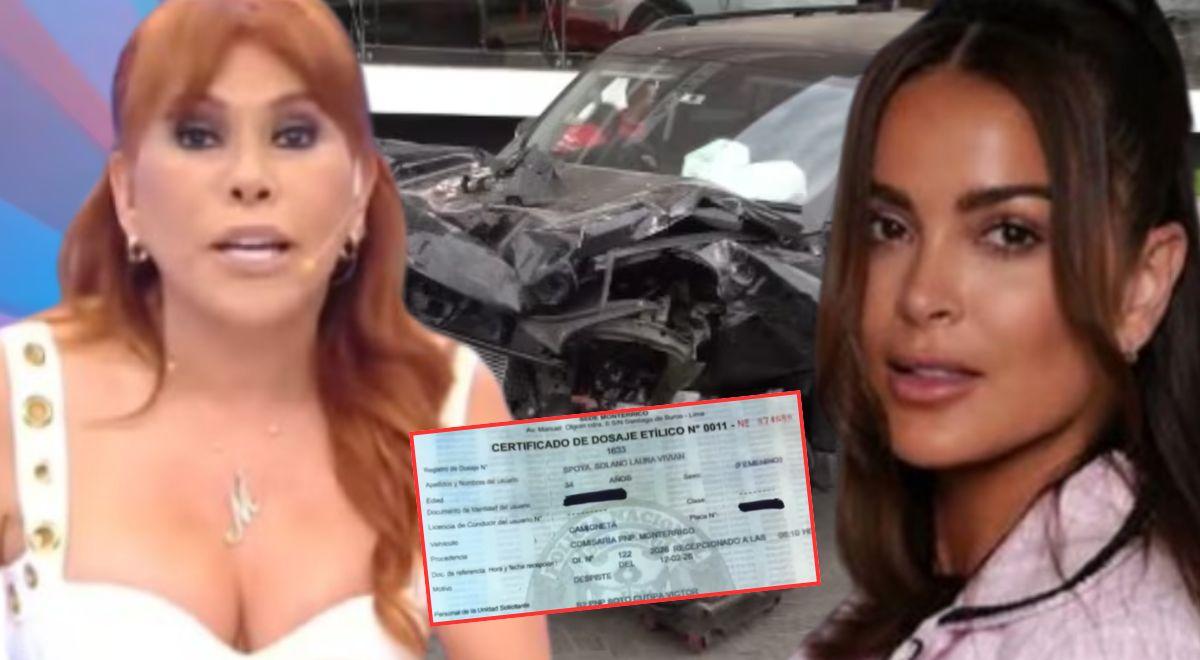 Magali Medina deslumbra a polícia ao expor o nível de álcool de Laura Spoa, que mostra que ela estava bêbada, e pergunta: “Não é assim”.