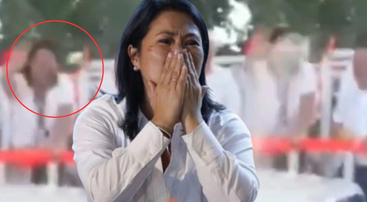 Ninguém a quer! Keiko Fujimori leva uma ‘explosão’ na cara enquanto realizava um comício em Iquitos, aqui está a reação dela