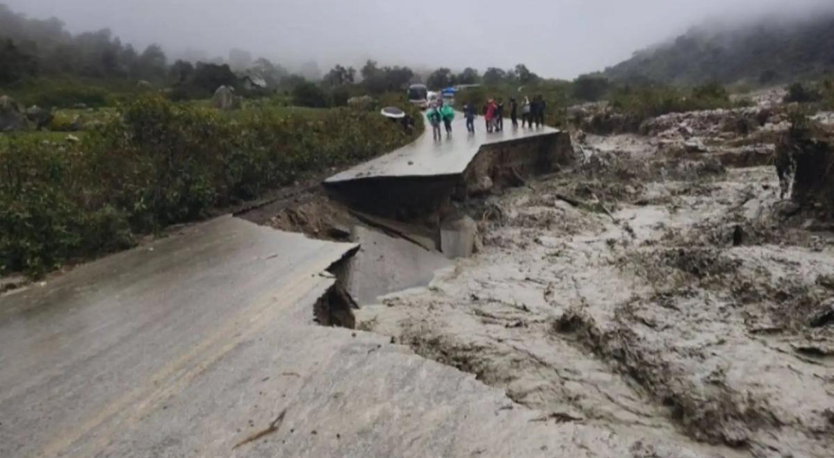 MTC declara emergência para transporte terrestre em 4 zonas: Estas são as estradas afetadas por chuvas e deslizamentos de terra