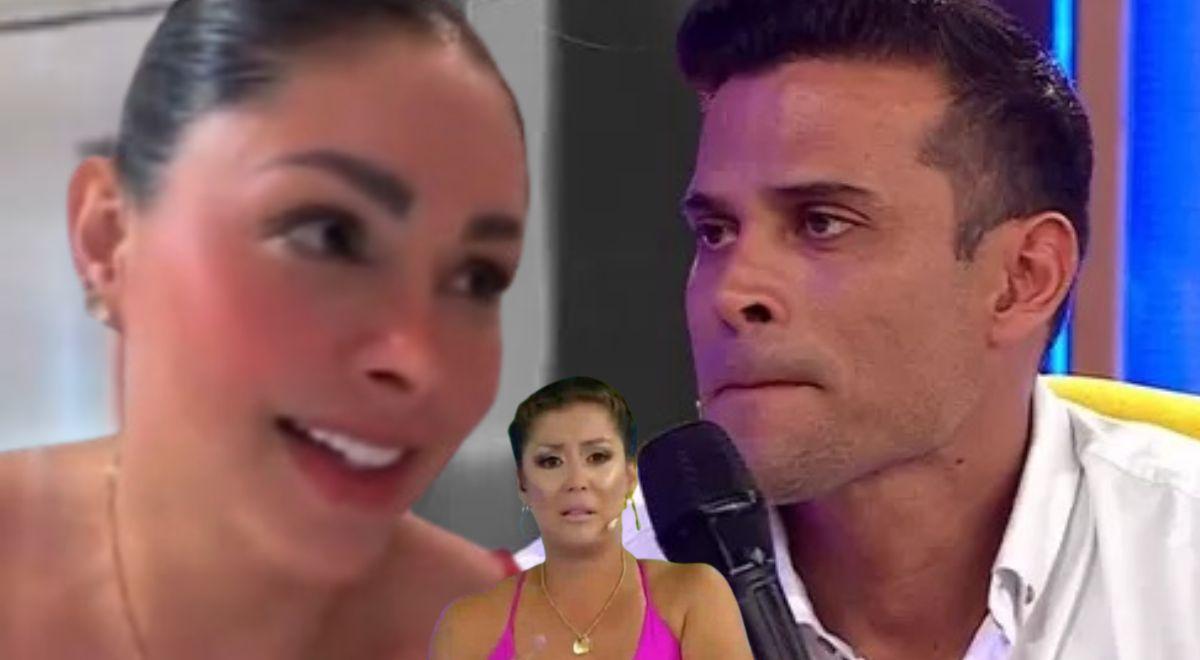 Pamela Franco termina com Christian Dominguez e sugere que ele quer voltar com ela. E Carla?: “Não finja que você o ama, é por isso que ele não vem na minha casa”.