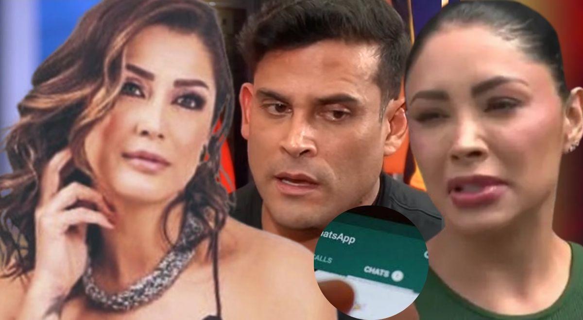 Carla Tarazona manda foto proibida para Christian Dominguez enquanto está com Pamela Franco, ela reclama: “Não vou fazer isso” Carla Tarazona manda foto proibida para Christian Dominguez enquanto está com Pamela Franco, ela reclama: “Não vou fazer isso”