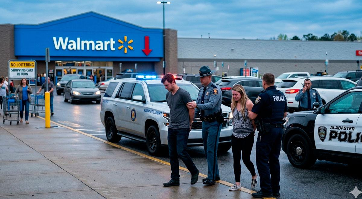 Alerta no Walmart | Dois homens roubaram um supermercado, sequestraram duas crianças e depois foram embora