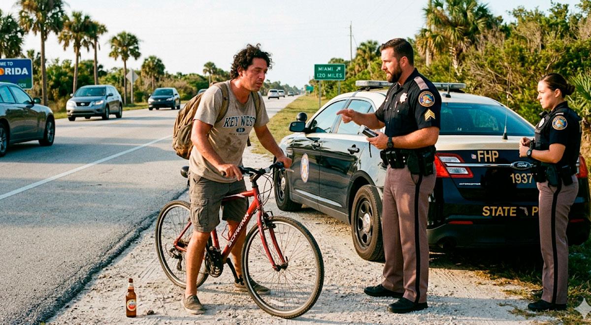 Peut-on être condamné à une amende pour avoir conduit un vélo en état d’ébriété ? Cela a été révélé par les autorités de Floride