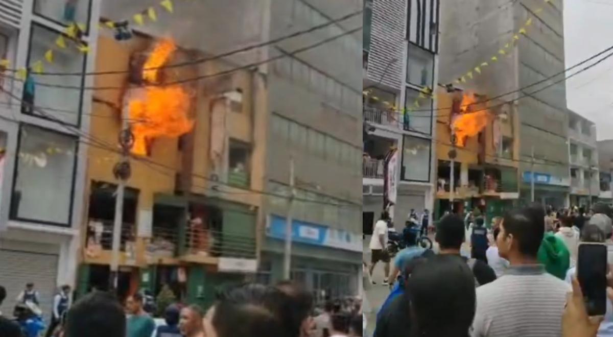 Avertissement! Incendie signalé au Gamarra Commercial Emporium : au moins 9 unités répondent aux urgences