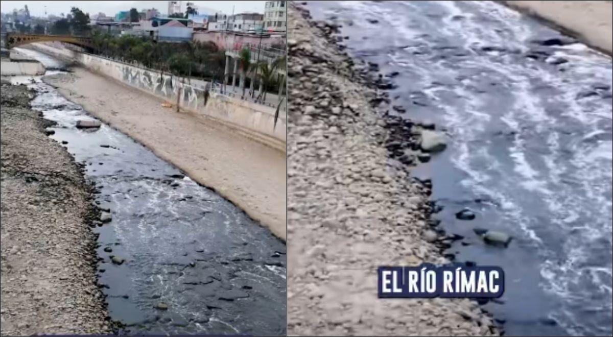 Avertissement! La rivière Rimac devient noire, le bureau du médiateur met en garde contre la pollution affectant l’eau de Lima