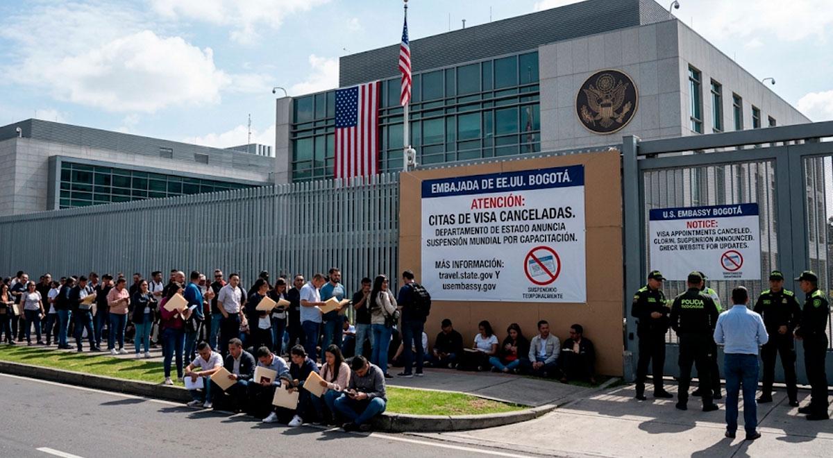CONFIRMADO | EE.UU. ordena SUSPENDER TODAS LAS CITAS para la VISA AMERICANA: ¿Qué embajadas fueron afectadas?