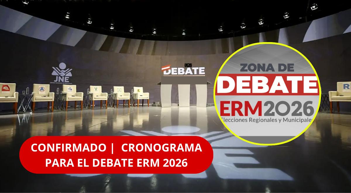 ¡ELECCIONES 2026 ENTRAN EN SU RECTA FINAL! JNE confirma debates en todo el Perú: REVISA ¿cuándo será en tu región?