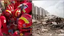 Bomberos peruanos rescatan a mujer de 60 años tras quedar atrapada 86 horas bajo edificio colapsado en Venezuela