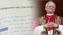 Revelan CARTA INÉDITA del Papa León XIV a Ollanta Humala donde solicitó la nacionalidad peruana: "Durante toda..."