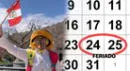 Confirman que el 24 y 25 de julio son feriados: ¿Qué se conmemora y por qué es importante?