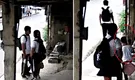 Niño toma VENGANZA y persigue con un palo al novio de su hermana por hacerla llorar