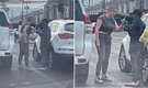 Mujer amenaza con una pistola a limpiaparabrisas que intentó limpiar su carro en semáforo