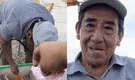 Adulto mayor vende helados en Trujillo y llora porque su esposa falleció hace 12 días: "53 años de casados"