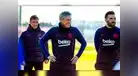 Quique Setien ya dirige los entrenamientos del Barcelona [VIDEO]
