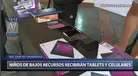 SJL: Entregarán tablets y celulares a niños de bajos recursos para que puedan estudiar