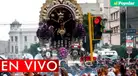 Señor de los Milagros EN VIVO: sigue en directo su primera salida por el Centro de Lima