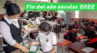 Fin de año escolar 2022: ¿Cuándo terminan las clases en los colegios públicos?