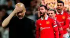 Guardiola no lo puede creer: Manchester United voltea el clásico 2-1 en menos de 5 minutos al City