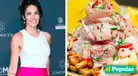 La popular Rubi: Bárbara Mori visita Lima y es captada probando comida marina