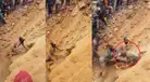 Trabajadores se salvan del colapso de un suministro minero en Congo