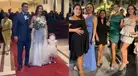 Valeria Piazza, Alvina Ruiz y Carla Tello juntas en boda de Verónica: "¡Qué vivan los novios!"