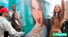 Natti Natasha llega a La Victoria para admirar su mural: "Perú me está dejando muy emocionada"