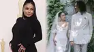 Vanessa Hudgens anuncia su embarazo con Cole Tucker en su presentación en la alfombra roja de los Premios Oscar 2024