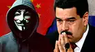 Anonymous expone a Nicolás Maduro y revela que recibió apoyo cibernético de China y Rusia