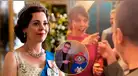 Actriz Olivia Colman impresionada al conocer a Carlos Carlín en Avant Premier de ‘Paddington en Perú’