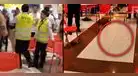 Reportan rajaduras en el piso del patio de comidas del Mall del Sur y usuarios abandonan el lugar por temor a desgracia