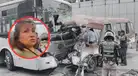 Iba a tomar esa cúster, pero su intuición la salvó de morir en el choque con el Metropolitano