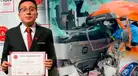 Joven murió camino a entrevista laboral en FATAL accidente en Alfonso Ugarte: “Se colegió de Ingeniería este año”