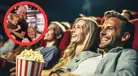 Mujer da a luz en plena función de cine y su bebé recibe entradas gratis de por vida