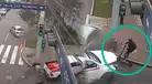 San Isidro: joven que andaba en scooter es arrollado por camioneta de la municipalidad tras choque con auto particular
