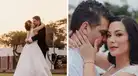 ¡DE PELÍCULA! Así fue el vestido DESLUMBRANTE de Natalia Salas que IMPACTÓ en su boda religiosa con Sergio Coloma