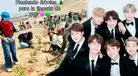 Fans de BTS plantan árboles por su llegada a LIMA: cuál es el origen de esta iniciativa antes del concierto