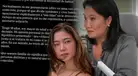 Keiko Fujimori se pronuncia sobre comunicado de su hija Kyara Villanella enfrentándola y revela qué hizo con ella: "Yo defiendo la vida"