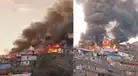Fuerte incendio en Independencia: consume cerca de 10 viviendas y deja 4 heridos y familias damnificadas