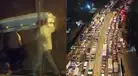 Familia carga féretro a pie tras 10 horas de congestión vehicular por accidente en la vía Ramiro Prialé