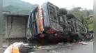 Tragedia en la Carretera Central: bus interprovincial deja 11 fallecidos y más de 15 heridos en Huánuco