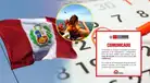 ¿El 27 de julio es feriado o día no laborable? Esto dice la ley y quiénes podrán descansar