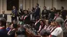 Bancadas de oposición muestran fotos de fallecidos en protestas y se retiran del Congreso antes del mensaje de Keiko Fujimori