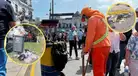 Avenida Brasil después de la Parada Militar: municipio retiró más de 7 toneladas de residuos