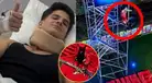 Aparece FOTO que expone el ESTADO de Kevin Díaz, luego de que Mathías Brivio NEGARA que fue un accidente: Lleva collarín