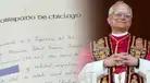 Revelan CARTA INÉDITA del Papa León XIV a Ollanta Humala donde solicitó la nacionalidad peruana: "Durante toda..."