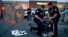 TERROR EN WALMART | Hombre roba chaleco del supermercado y logra llevarse aproximadamente de U$900 en mercadería