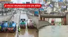 ¡QUINTA VEZ EN EL AÑO! Bypass Nueva Esperanza vuelve a INUNDARSE por llovizna y CIERRAN EL PASO en VMT | ¿HASTA CUÁNDO?