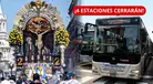 ¡CAMBIAN LAS RUTAS EN EL CENTRO DE LIMA! Metropolitano y corredores tendrán DESVÍOS por el Señor de los Milagros | REVISA AQUÍ LOS MAPAS